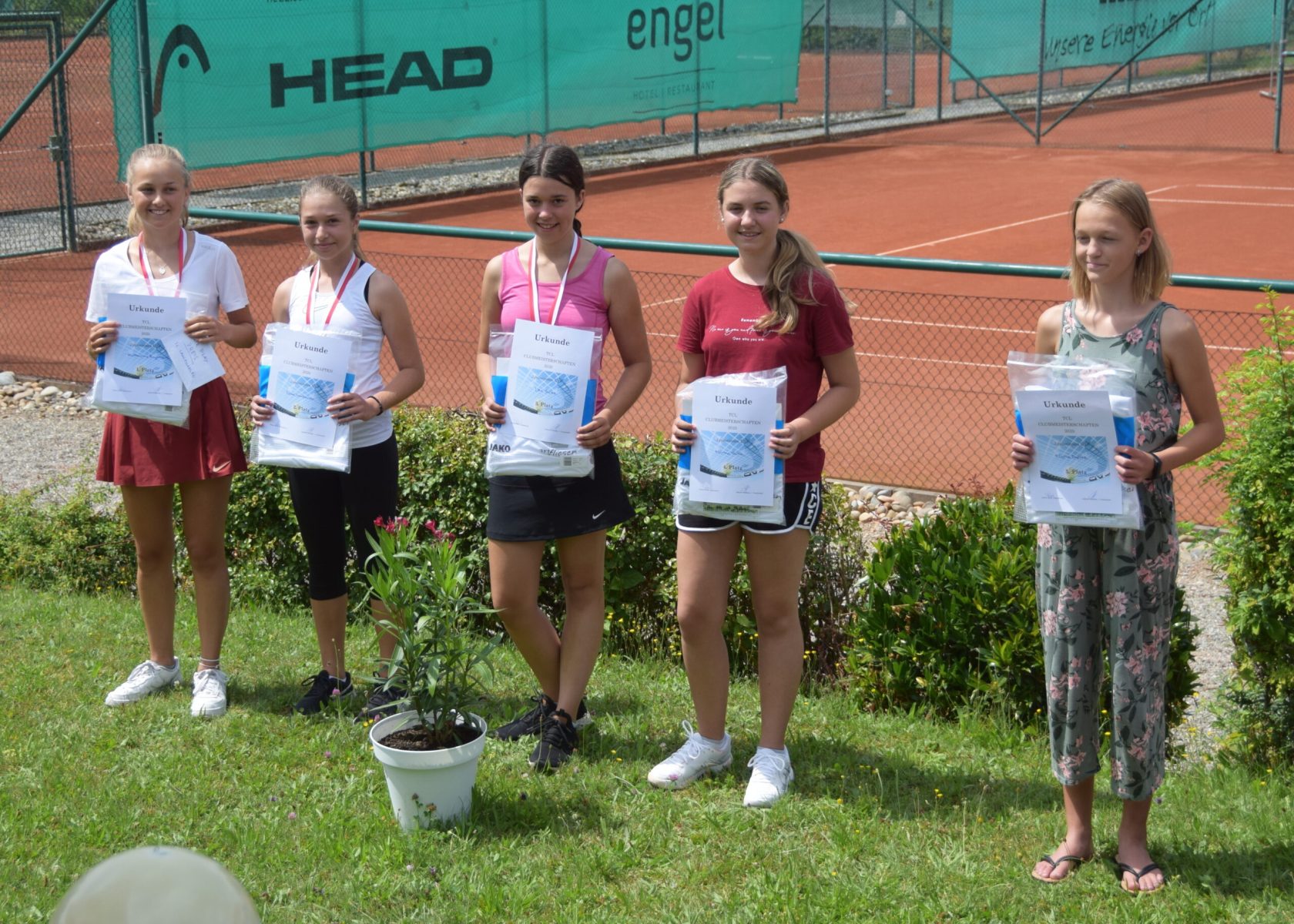 U18 Juniorinnen:Katharina Engelhardt, Rosa Lombardo, Lea Boes, Marina Buck, Marie Deprez