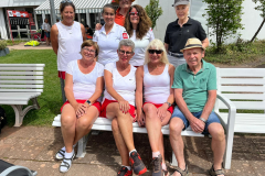 von links nach rechts: Nicola Bukovec, Siegrid Weishaupt, Simone Winzer, Fips Steiner, Angelika Steiner, Christiane Peschke, Claudia Kretschmer, Lou Förstner, Sepp Steinberger