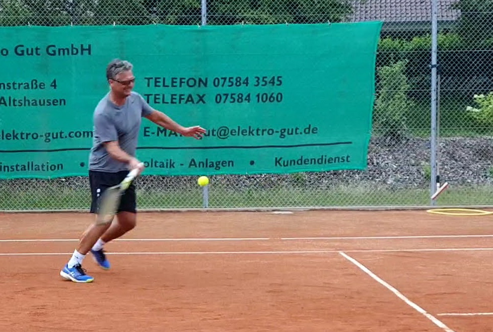 Ralf Hauser beim Einzel