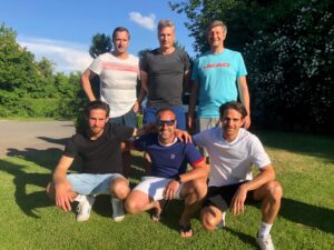 Herren 40-1 nach ihrem Spiel in Haisterkirch