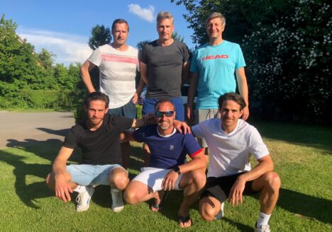 Herren 40-1 nach ihrem Spiel in Haisterkirch