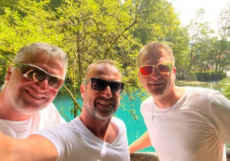Die Herren 40-2 am Blautopf