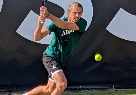 Alexander Zverev beim Training